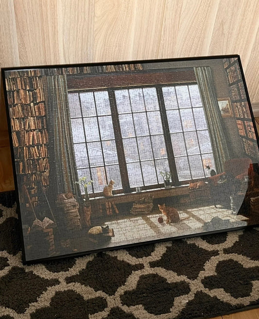 The Cat at the Window 1000 piece puzzle