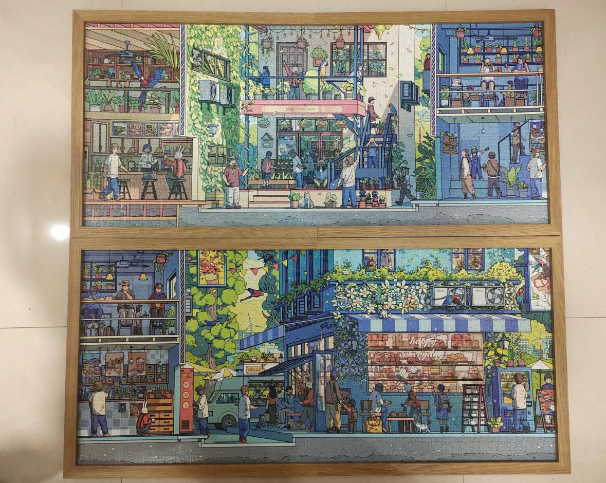Colorful City 1000 piece puzzle