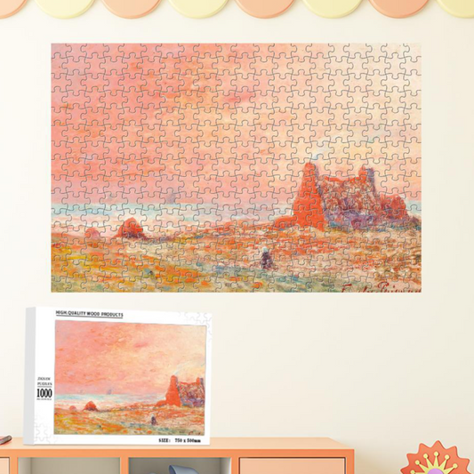 Sunset by the seaside 1000 piece puzzle