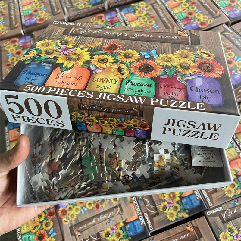 sunflower 500 piece puzzle